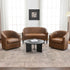 Logan Faux Leather Tufted Loveseat | Fabric Loveseat Couch | Kinwell Furniture | Modern Loveseats & Comfortable Loveseat Sofa Couches
